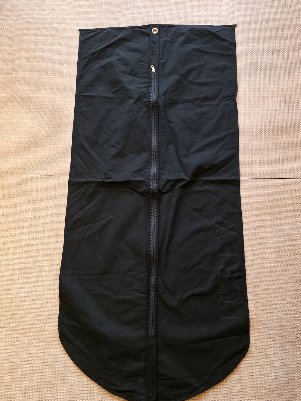 J.Crew Large Black Garment Bag Travel Suit Dress Storage Zipper